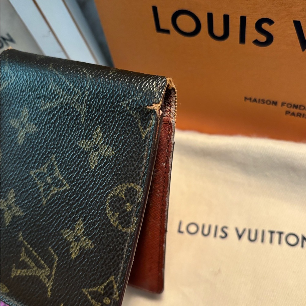 Louis Vuitton Monogram Canvas Bi-Fold Wallet in Brown - Picture 9 of 16